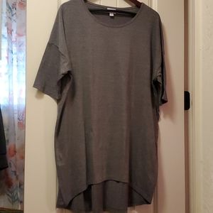 LuLaRoe Irma Dark Gray Heathered